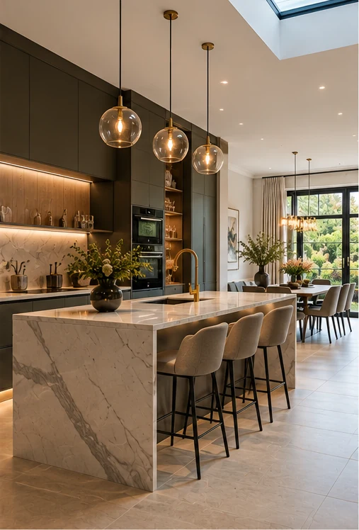 Contemporary finishes — illustrative interior design image